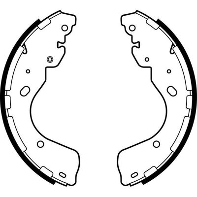 Delphi LS2080 Bremsbackensatz - Passend für Nissan NP300 Navara, Ford Ranger Mk3 Delphi LS2080 Bremsbackensatz - Passend für Nissan NP300 Navara, Ford Ranger Mk3