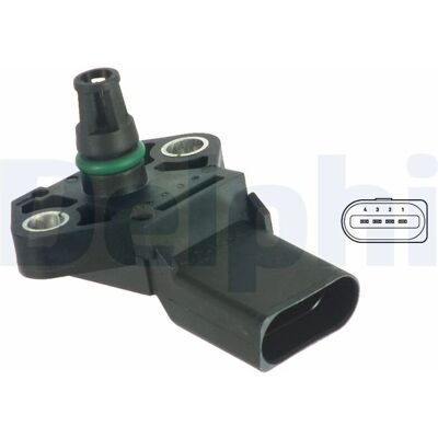 DELPHI PS10118 Lufttryksensor - Højdejustering DELPHI PS10118 Lufttryksensor - Højdejustering