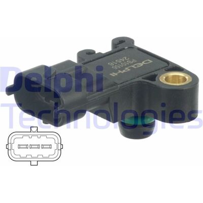 Αισθητήρας πίεσης Delphi PS10155 για Opel Chevrolet - Πίεση 20 kPa Αισθητήρας πίεσης Delphi PS10155 για Opel Chevrolet - Πίεση 20 kPa