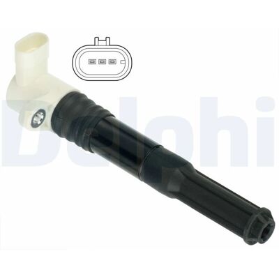 Bobina di accensione Delphi GN10696-12B1 - SAE a 3 pin, 12V Bobina di accensione Delphi GN10696-12B1 - SAE a 3 pin, 12V