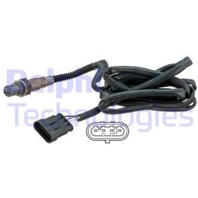 DELPHI ES20676-12B1 - Lambda sonde, Planar, Opvarmet, 2000mm Kabel - Lambda Sensor DELPHI ES20676-12B1 - Lambda sonde, Planar, Opvarmet, 2000mm Kabel - Lambda Sensor