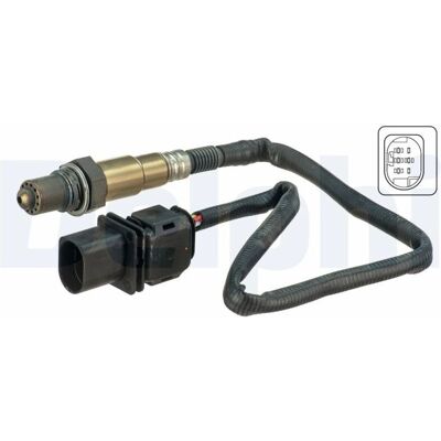 DELPHI ES20677-12B1 Lambda-Sensor - Breitband, 530mm Kabel DELPHI ES20677-12B1 Lambda-Sensor - Breitband, 530mm Kabel