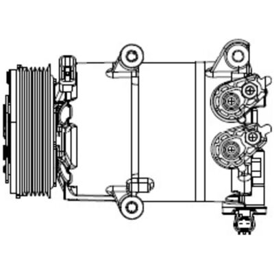 Delphi CS20553 Klimakompressor til Ford Kuga Transit Tourneo Delphi CS20553 Klimakompressor til Ford Kuga Transit Tourneo