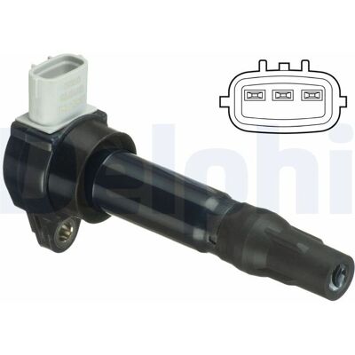 Cewka zapłonowa Delphi GN10793-12B1 - Mitsubishi Lancer, Colt, Asx Cewka zapłonowa Delphi GN10793-12B1 - Mitsubishi Lancer, Colt, Asx