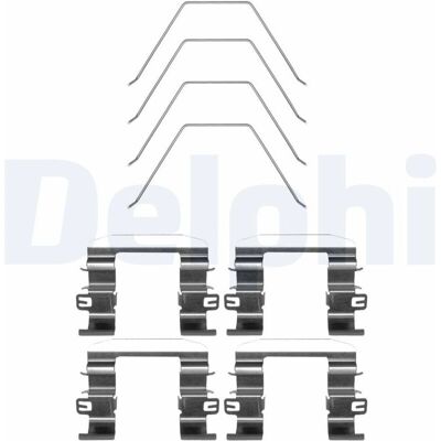 DELPHI Bremsbeläge Satz LX0669 - Brake Pads DELPHI Bremsbeläge Satz LX0669 - Brake Pads