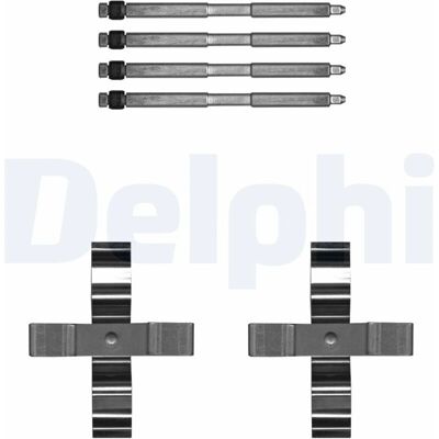DELPHI LX0703 Brake Pads - Compatible with BMW, MINI DELPHI LX0703 Brake Pads - Compatible with BMW, MINI