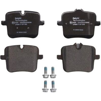 Delphi LP3617 Bremsbeläge - Hinterachse, Niedrigmetallisch, mit Anti-Quietsch Delphi LP3617 Bremsbeläge - Hinterachse, Niedrigmetallisch, mit Anti-Quietsch