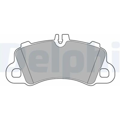 DELPHI LP3639 Bremsbeläge - Niedrigmetallisch, Anti-Quietsch, Verschleißanzeige DELPHI LP3639 Bremsbeläge - Niedrigmetallisch, Anti-Quietsch, Verschleißanzeige