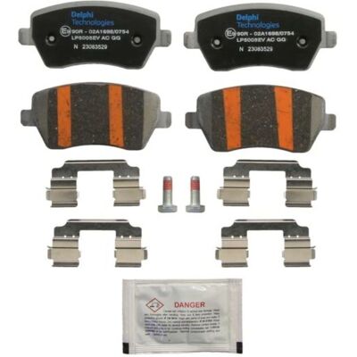 Set pastiglie freno DELPHI LP5005EV per Renault Clio 4, Kangoo II Set pastiglie freno DELPHI LP5005EV per Renault Clio 4, Kangoo II