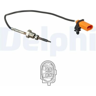 Czujnik temperatury spalin Delphi TS30171 dla VW Crafter Czujnik temperatury spalin Delphi TS30171 dla VW Crafter