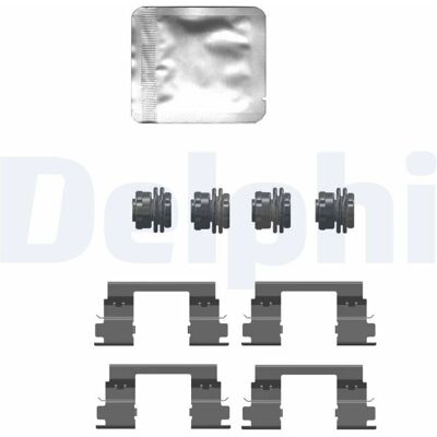 Kit Pastiglie Freno Delphi LX0747 per Opel - Accessori auto Kit Pastiglie Freno Delphi LX0747 per Opel - Accessori auto