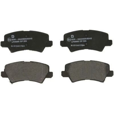 DELPHI LP3665 Bremsbeläge-Set - Hinten, Niedermetallisch, Kia Picanto III DELPHI LP3665 Bremsbeläge-Set - Hinten, Niedermetallisch, Kia Picanto III