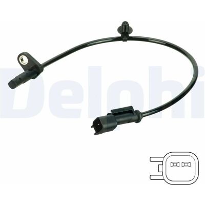 DELPHI SS20805 - ABS anturi - Aktiivinen anturi - 398mm kaapelin pituus DELPHI SS20805 - ABS anturi - Aktiivinen anturi - 398mm kaapelin pituus