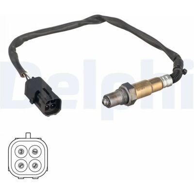 DELPHI ES21072-12B1 Lambda-Sensor - Lambda sensor DELPHI ES21072-12B1 Lambda-Sensor - Lambda sensor