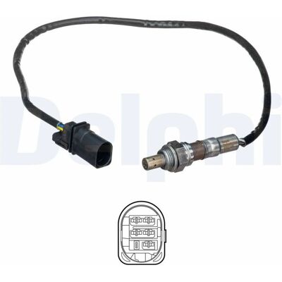 DELPHI ES21145-12B1 Värmebredbands lambda-sensor DELPHI ES21145-12B1 Värmebredbands lambda-sensor