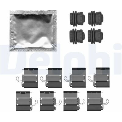 Delphi LX0787 Kit pastiglie freno a disco - per Peugeot Fiat Delphi LX0787 Kit pastiglie freno a disco - per Peugeot Fiat