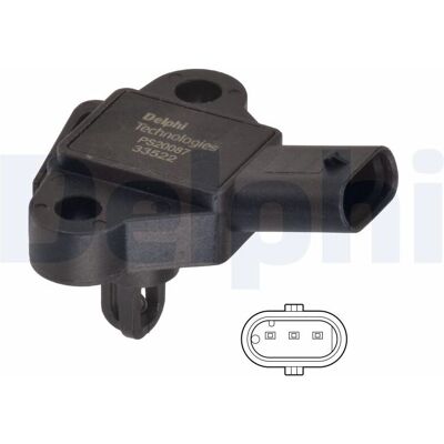 DELPHI PS20087-12B1 Ansaugrohrdrucksensor - Drucksensor DELPHI PS20087-12B1 Ansaugrohrdrucksensor - Drucksensor