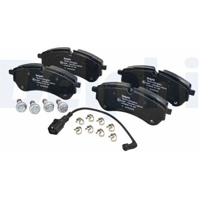 Kit Pastiglie Freno Delphi LP3909 - Indicatore di Usura, Protezione Rumore, Low-Metallic Kit Pastiglie Freno Delphi LP3909 - Indicatore di Usura, Protezione Rumore, Low-Metallic