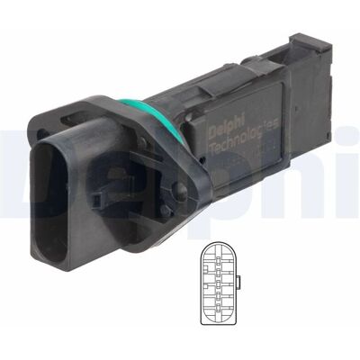 DELPHI AF10385-12B1 - Luftmængdemåler DELPHI AF10385-12B1 - Luftmængdemåler