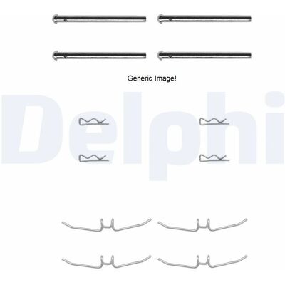 Kit Pastiglie Freno a Disco Delphi LX0808 Kit Pastiglie Freno a Disco Delphi LX0808
