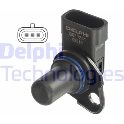 Delphi SS11351 - Czujnik wału korbowego i wałka rozrządu dla Hyundai Santa Fe 2, Kia Carnival - Jakość OE Delphi SS11351 - Czujnik wału korbowego i wałka rozrządu dla Hyundai Santa Fe 2, Kia Carnival - Jakość OE