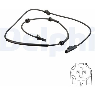 Delphi SS20639 Aktiivinen ABS-anturi Alfa Romeo 156 Gt - ABS-anturi Delphi SS20639 Aktiivinen ABS-anturi Alfa Romeo 156 Gt - ABS-anturi