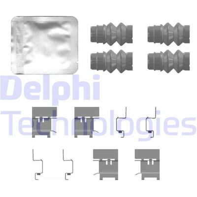 Σετ Τακακιών Φρένων DELPHI LX0768 - Φρένα Σετ Τακακιών Φρένων DELPHI LX0768 - Φρένα