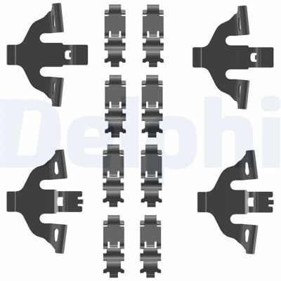 Kit di riparazione DELPHI LX0781 - Pastiglie dei freni Kit di riparazione DELPHI LX0781 - Pastiglie dei freni