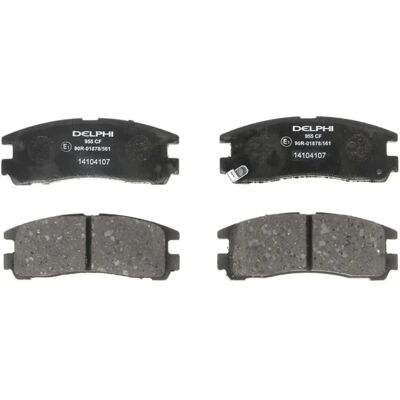 Delphi LP955 Bremsbeläge - Hinterachse, Verschleißanzeige, Für Chrysler, Hyundai, Mitsubishi Delphi LP955 Bremsbeläge - Hinterachse, Verschleißanzeige, Für Chrysler, Hyundai, Mitsubishi