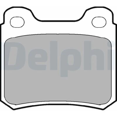 Delphi Bremsbelagsatz Hinterachse für Mercedes-Benz 124, 190, C-Klasse, E-Klasse Delphi Bremsbelagsatz Hinterachse für Mercedes-Benz 124, 190, C-Klasse, E-Klasse
