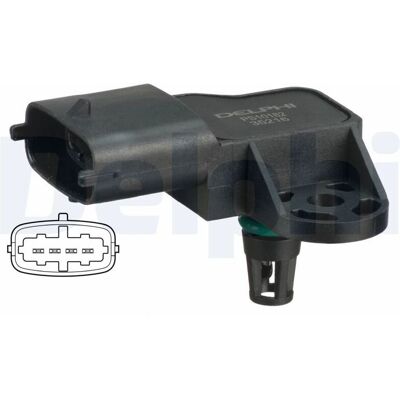 Delphi PS10182 Tryksensor til Abarth 500, 500c, Grande Delphi PS10182 Tryksensor til Abarth 500, 500c, Grande