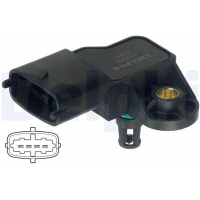 DELPHI PS10206 Lufttryksensor - Tryk 27 kPa DELPHI PS10206 Lufttryksensor - Tryk 27 kPa