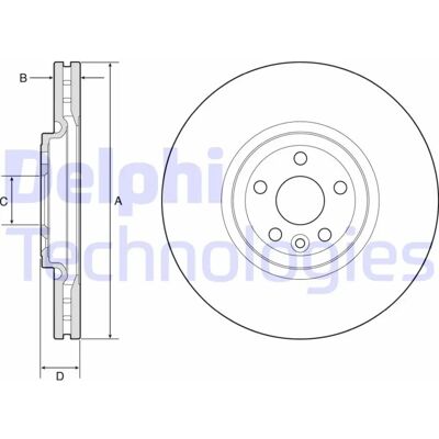 DELPHI BG9178C Hochkarbon Belüfteter Bremsscheibe für Jaguar F-Pace & Land Rover Velar DELPHI BG9178C Hochkarbon Belüfteter Bremsscheibe für Jaguar F-Pace & Land Rover Velar