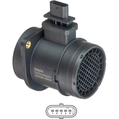 Czujnik przepływu powietrza Delphi AF10395-12B1 - Kompatybilny z Hyundai, Kia Czujnik przepływu powietrza Delphi AF10395-12B1 - Kompatybilny z Hyundai, Kia