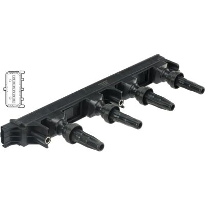 Delphi GN10503-12B1 Zündspule für Peugeot & Citroën - OEM 6-polig Delphi GN10503-12B1 Zündspule für Peugeot & Citroën - OEM 6-polig