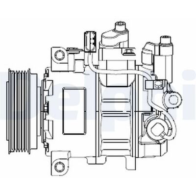 DELPHI CS20474 Klimakompressor DELPHI CS20474 Klimakompressor