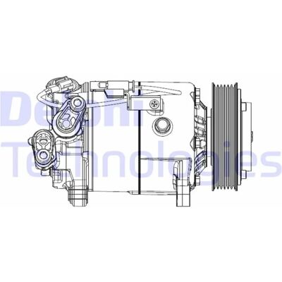Delphi CS20500 - Klimakompressor für BMW X1, X2, X3, X4 Delphi CS20500 - Klimakompressor für BMW X1, X2, X3, X4