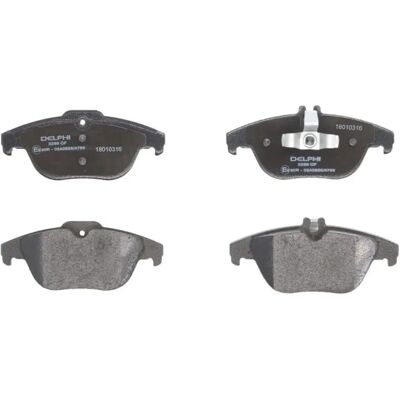 Delphi LP3288 Bremsbeläge - Hinterachse, Niedrig-Metallisch, mit Verschleißanzeige Delphi LP3288 Bremsbeläge - Hinterachse, Niedrig-Metallisch, mit Verschleißanzeige
