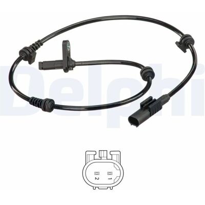 Delphi SS20552 Aktiver Raddrehzahlsensor - Sensor für Mercedes E-Klasse Delphi SS20552 Aktiver Raddrehzahlsensor - Sensor für Mercedes E-Klasse