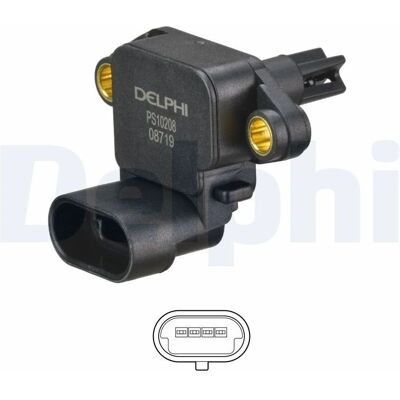 Czujnik temperatury powietrza dolotowego DELPHI PS10208 - Czujnik Czujnik temperatury powietrza dolotowego DELPHI PS10208 - Czujnik