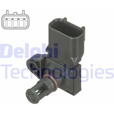 DELPHI PS10217 Tryksensor - Tryk 13 kPa DELPHI PS10217 Tryksensor - Tryk 13 kPa