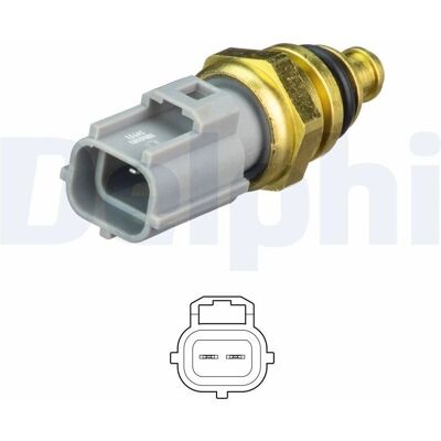 DELPHI TS10481 Kühlmitteltemperatursensor - Kühlmitteltemperatursensor DELPHI TS10481 Kühlmitteltemperatursensor - Kühlmitteltemperatursensor