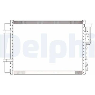 Delphi CF20303 - Condensator de climatizare Hyundai ix20, Kia Venga Delphi CF20303 - Condensator de climatizare Hyundai ix20, Kia Venga