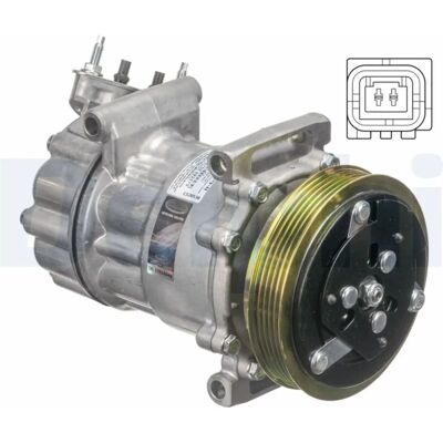DELPHI CS20538 Kompressor für Klimaanlage - Sanden-System DELPHI CS20538 Kompressor für Klimaanlage - Sanden-System