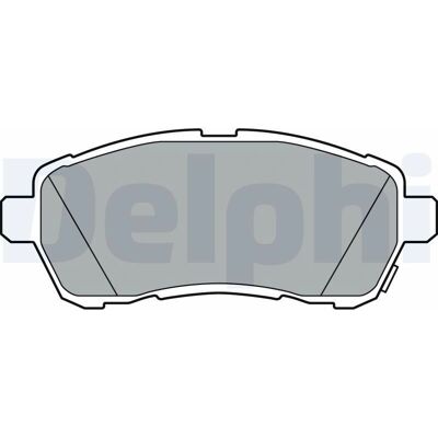 Delphi LP3364 Bremsbeläge - Niedrigmetallisches Reibmaterial Delphi LP3364 Bremsbeläge - Niedrigmetallisches Reibmaterial