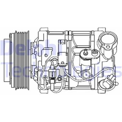 Delphi CS20545 Klimakompressor - Passend Für BMW 1, 3, 5, X1, Z4 Delphi CS20545 Klimakompressor - Passend Für BMW 1, 3, 5, X1, Z4
