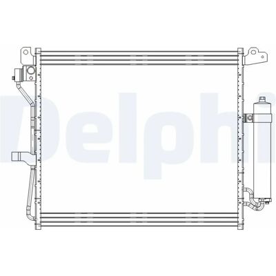 DELPHI CF20228 Condensator de Aer Nissan Juke - Aluminiu Durabil DELPHI CF20228 Condensator de Aer Nissan Juke - Aluminiu Durabil