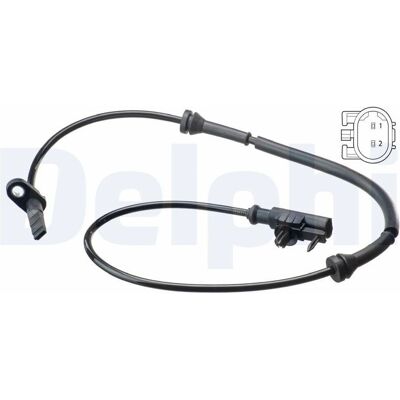Delphi MN102857 ABS-Sensor - Aktiv, 2 Pole, 845mm Delphi MN102857 ABS-Sensor - Aktiv, 2 Pole, 845mm