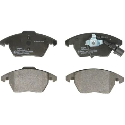 Delphi LP3694 Brake Pads - Low-Metallic, Anti-Squeak, Wear Contact Delphi LP3694 Brake Pads - Low-Metallic, Anti-Squeak, Wear Contact