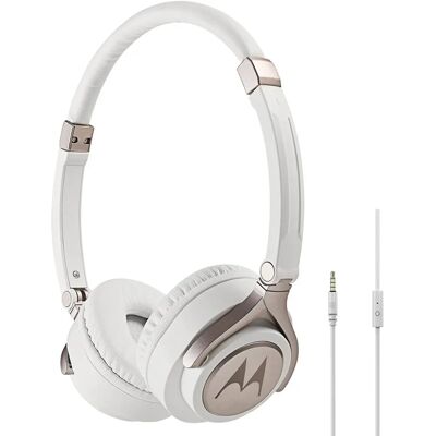 Auriculares Motorola Pulse 2 - Over Ear, Cable, Blanco Auriculares Motorola Pulse 2 - Over Ear, Cable, Blanco